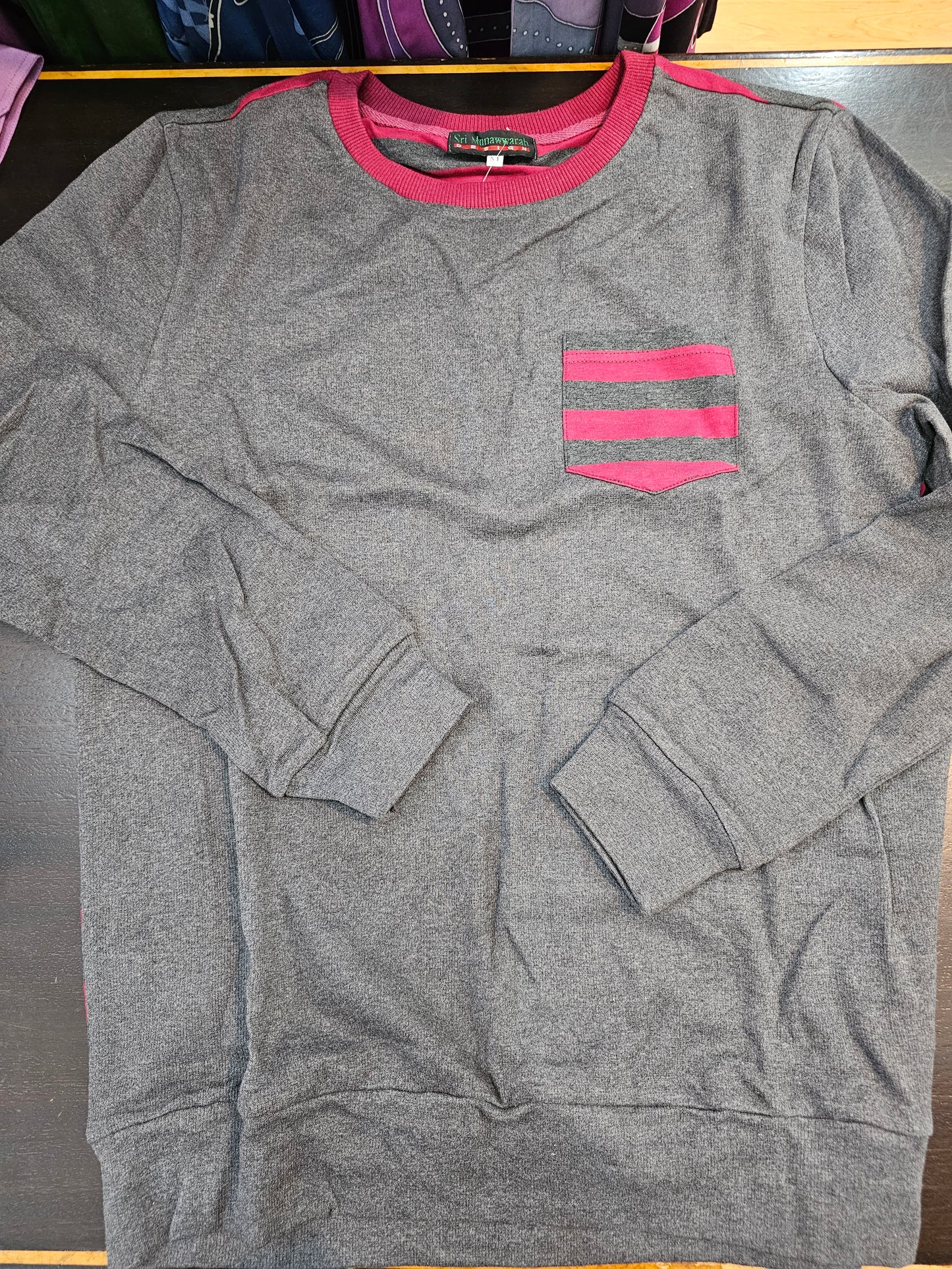 Striped Back Long Sleeve T-shirt
