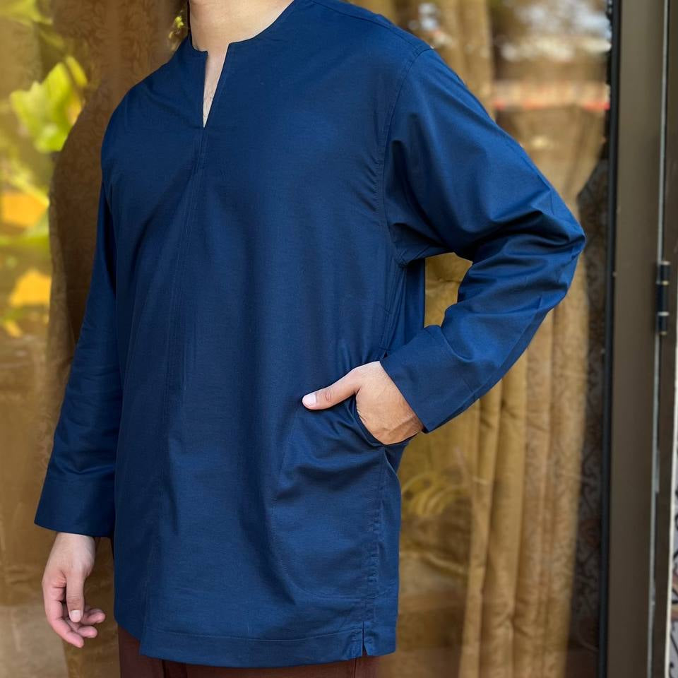 MunawwarahMen Baju Melayu Cotton Top