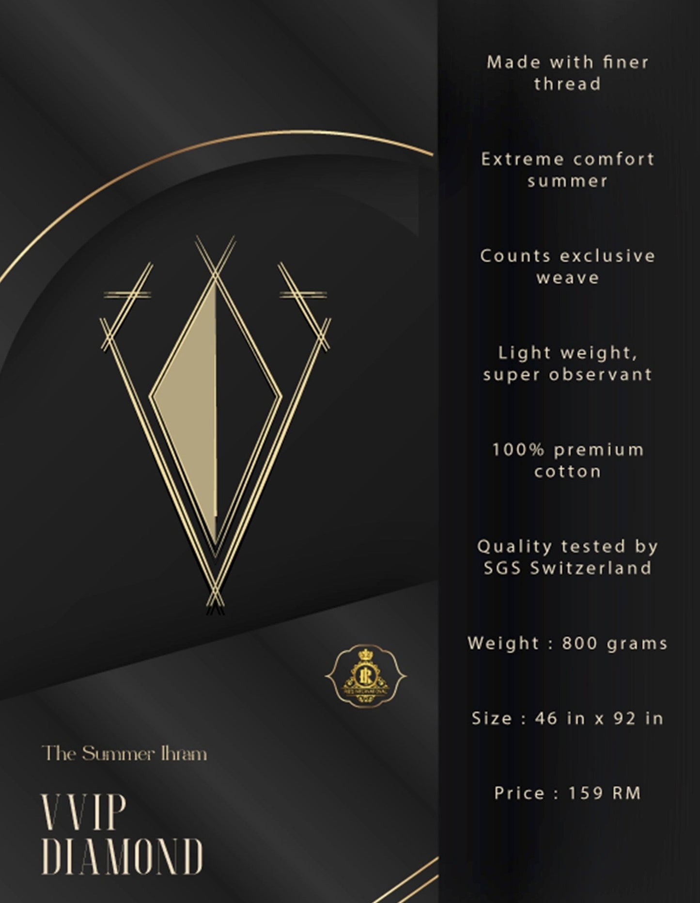 Summer Ihram - Diamond by Rizq International