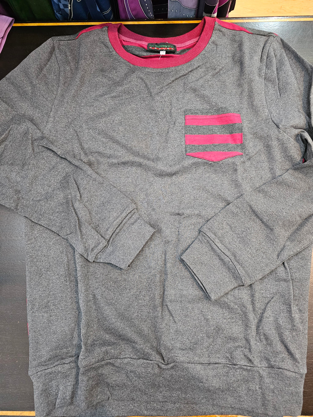 Striped Back Long Sleeve T-shirt