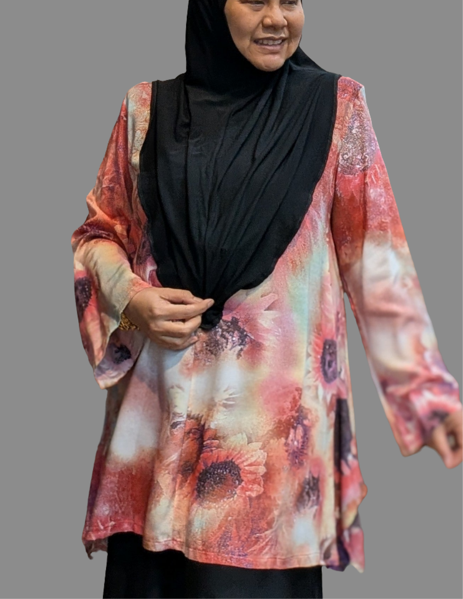 Blouse Brand Munawwarah®  - Printed Viscose