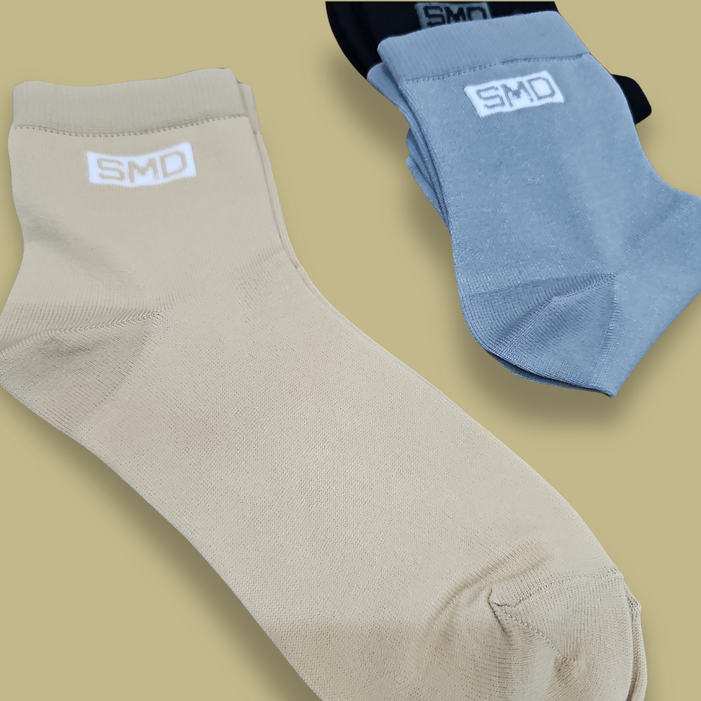 Short Nylon Socks - set of 3