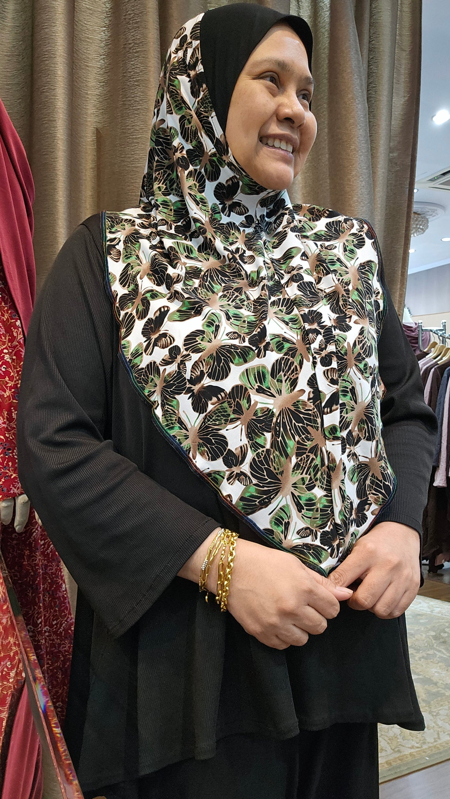 Tudung Innara Munawwarah Wings(Lycra)