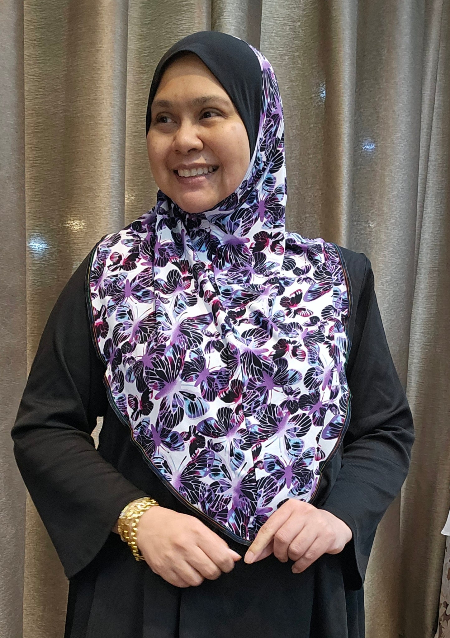 Tudung Innara Munawwarah Wings(Lycra)