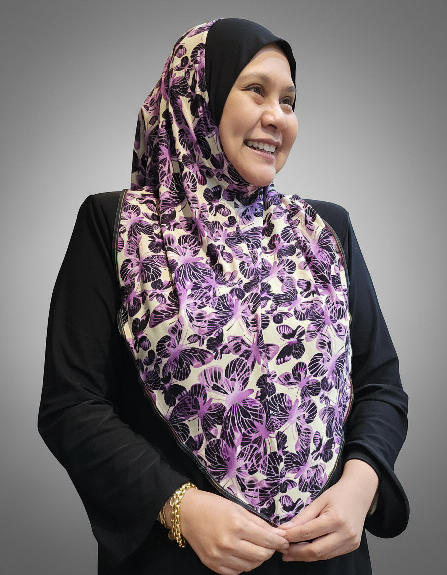 Tudung Innara Munawwarah Wings(Lycra)