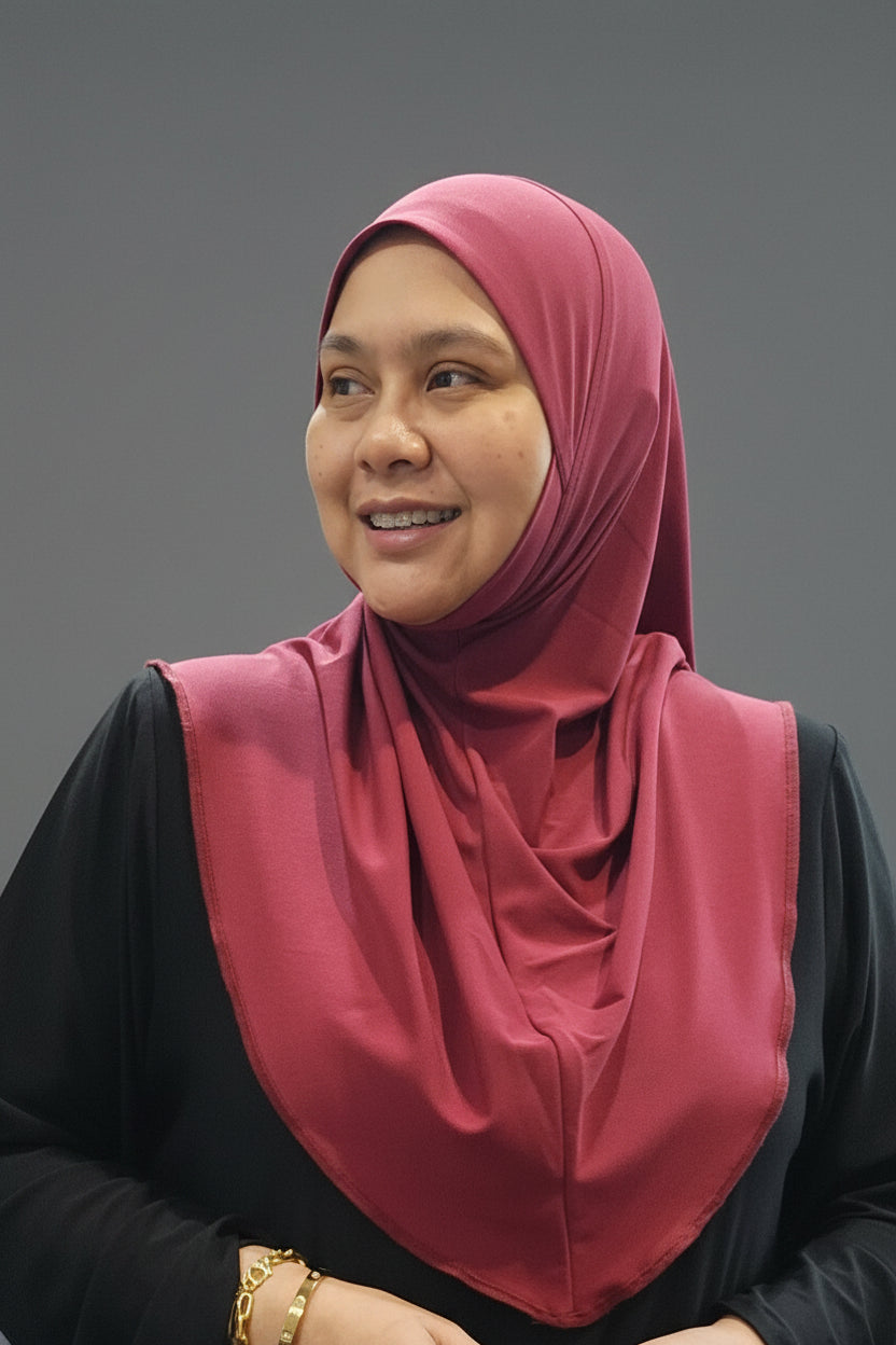 Tudung Mimosa (crepe)