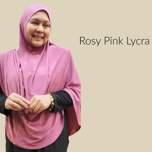 Tudung Haji Plain Lycra
