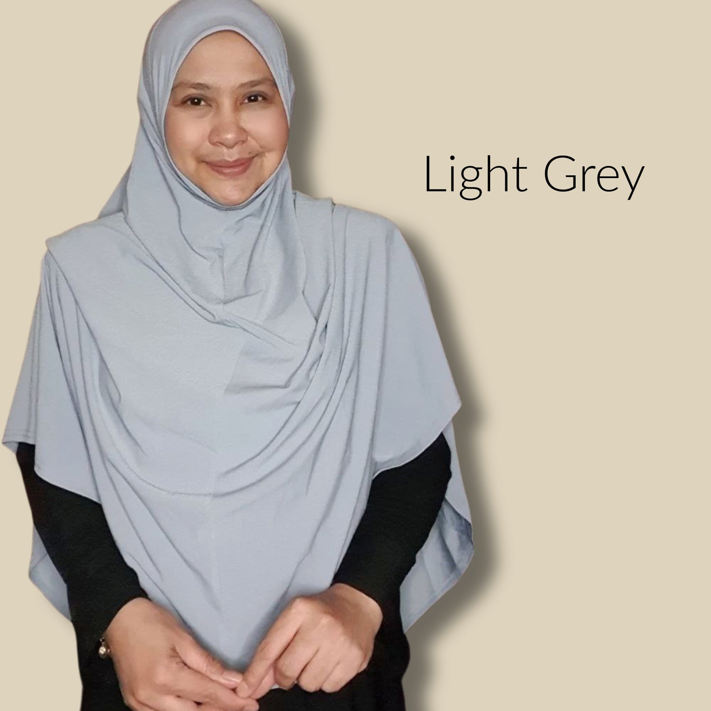 Tudung Haji Plain Lycra