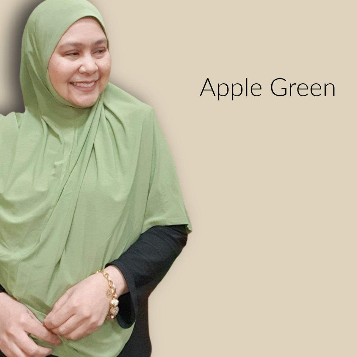 Tudung Haji Plain Lycra