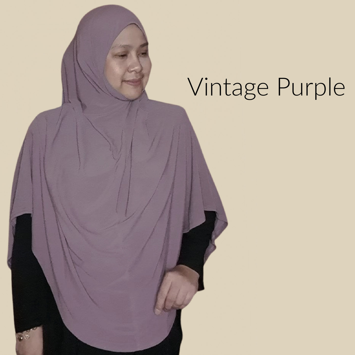 Tudung Haji Plain Lycra