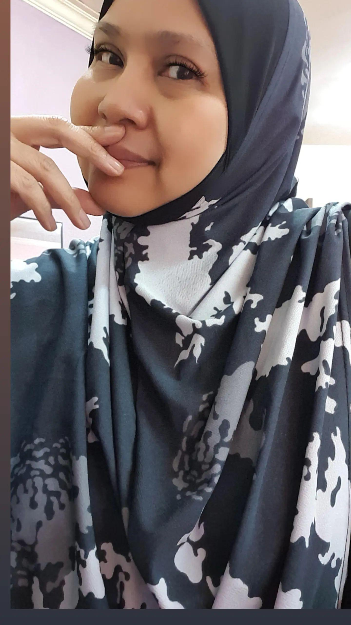 Tudung Daisy flora Crepe