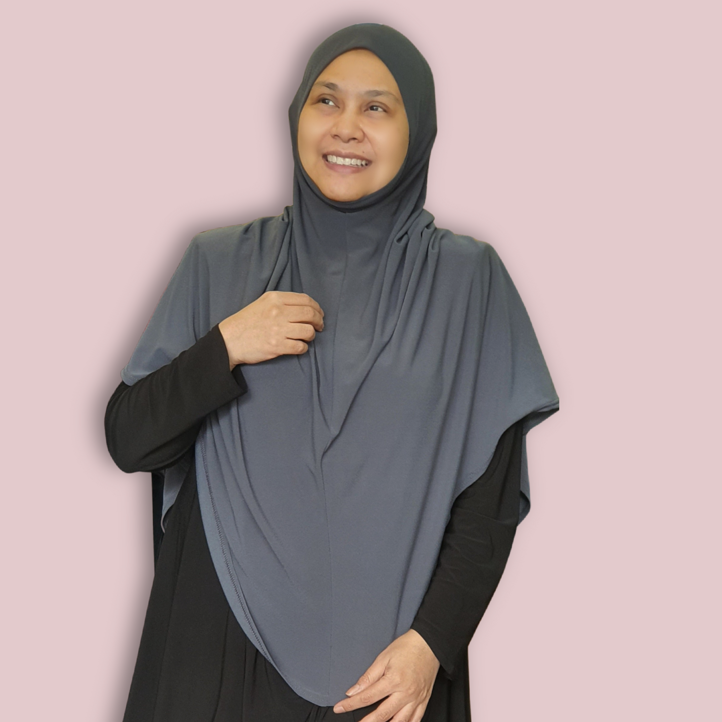 Tudung Haji Plain Lycra